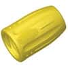 Diba Omnifit® Colored Caps for Standard Connectors and Valves, PP, yellow; 10/pk