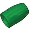 Diba Omnifit® Colored Caps for Standard Connectors and Valves, PP, green; 10/pk