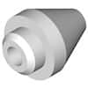Diba Omnifit® PTFE Cone (Ferrule) for Connector and Valve Caps, 2.0 mm; 4/pk
