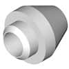 Diba Omnifit® PTFE Cone (Ferrule) for Connector and Valve Caps, 3.0 mm; 4/pk
