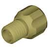 Diba Omni-Lok™ Short Thread Tubing End Fitting, Type S/P, 1/16"OD, 1/4"-28 UNF(M), PEEK; 10/pk