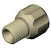 Diba Omni-Lok™ Short Thread Tubing End Fitting, inverted cone, 1/16"OD, 1/4"-28 UNFM, PEEK; 10/pk