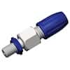 Diba Omnifit® Cap System Adapter, 1/4"-28 UNF(M); 1/ea