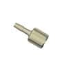 Dibafit™ Adapter, 1/4"-28 UNF(F) flat bottom to 2.5 mm ID, PEEK™; 5/pk