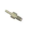 Dibafit™ Adapter, 1/4"-28 UNF(M) flat bottom to 2.5 mm ID, PEEK™; 5/pk