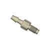 Dibafit™ Adapter, 1/4"-28 UNF(M) flat bottom to 4.0 mm ID, PEEK™; 5/pk