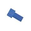 Diba Omni-Lok™ Tubing End Fitting, inverted cone, 1/16"OD, 1/4"-28 UNFM, blue PP; 10/pk