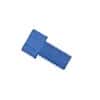 Diba Omni-Lok™ Tubing End Fitting, inverted cone, 1/8"OD tubing, 1/4"-28 UNFM, blue PP; 10/pk