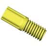 Diba Omni-Lok™ Compact Tubing End Fitting, inverted cone, 1/8"OD, 1/4"-28 UNFM, yellw PP; 10/pk