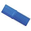 Diba Omni-Lok™ Compact Tubing End Fitting, inverted cone, 3/16"OD, 5/16"-24 UNFM, blu PP; 10/pk