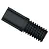 Diba Omni-Lok™ Compact Tubing End Fitting, Type S/P, 1/16"OD, 1/4"-28 UNF(M), black PP; 10/pk