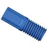 Diba Omni-Lok™ Compact Tubing End Fitting, Type S/P, 1/8"OD, 1/4"-28 UNF(M), blue PP; 10/pk