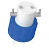 Diba Omnifit® Q-Series Solvent Bottle Cap, GL38/38-430 (plastic), 2 UNF(F) Ports w/ Valves, Blue