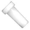 Diba Omnifit® T-Series Solvent Waste Cap Adapter, PTFE, Male Luer Slip x Luer Plug; 5/Pk