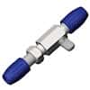 Diba Omnifit® Standard Valve for 1 to 4 mm OD Tubing, 2-way, straight, mountable; 2/pk
