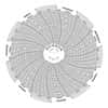Dickson 4" Circular Chart Recorder Paper, 0 to 300 psi, 7 Days, 60/Box