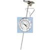 Digi-Sense Stainless Steel Bimetal Pocket Thermometer,  2" Dial, Poly Lens, 8" Stem,  0 to 220F, 2F Div