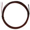 Digi-Sense High Temperature Thermocouple Probe, Fiberglass Insulated Wire, 20G, Exposed, Stripped Leads, Type J; 120" L
