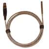 Digi-Sense Compact RTD Probe, 100 Ohm, 3-Pin. 1.5" L, 5ft SS Braid Cable