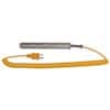 Digi-Sense Type-K, Compact Surface Probe, 4.5" L, Mini-Connector, Exposed, 5ft Coil