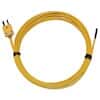 Digi-Sense Type-K Pvc-Ins Probe; Epo x y-Coated Tip, Mini-Connector, Ungrounded , 10ft 20 -Gauge