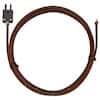 Digi-Sense Type-J High-Temperature Fiberglass-Insulated Probe Mini-Connector, Exposed 10ft 20 -Gauge