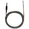 Digi-Sense Thermistor Probe, Stainless Steel, 5/32" Dia, 4.5" L, Phono Plug, 10ft Lead