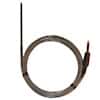 Digi-Sense Thermistor Probe, Glass, 3 / 16" Dia, 5" L, Phono Plug, 10ft Lead
