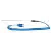 Digi-Sense Type-T, Small-Diameter Standard Probe, Mini-Connector, 8" L, .063 Dia, Grounded 