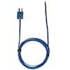 Digi-Sense Type-T Pvc-Insulated Probe Epo x y-Coated Tip Mini-Connector, Ungrounded 5ft 24 -Gauge