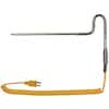 Digi-Sense Type-K Heavy-Duty SS Penetrationation Probe Mini-Connector, 6" L .188 Dia Grounded 