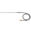 Digi-Sense Type-K Hvy-Dty Ind SS Handle Mini-Connector, 36" L .188 Dia Grounded 3ft Armor Cable