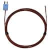 Digi-Sense Type-T, FEP-Insulated Probe, Mini-Connector, Exposed, 10ft 24 -Gauge