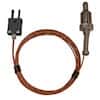 Digi-Sense Type-J Pipe Plug Probe SS 1 / 4" NPT (M) Mini-Connector, 0.5" L Grounded 5ft Cable