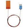 Digi-Sense Type-T Self-Adhesive Tape Probe 1" x 2" Mini-Con 5ft FEP Ins Wire (3/Pk)