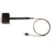 Digi-Sense Type-J PTFE Moving Surface Probe; 2.4" L Mini-Connector, Exposed 3ft SS Braid Cable