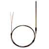 Digi-Sense Type K Economic Hollow Thermocouple Probe 6" L, 36" E x t 24 Awg .125 Dia, Grounded Junction 
