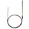Digi-Sense Type T Economic Hollow Thermocouple Probe 6" L, 36" E x t 24 Awg .250 Dia, Ungrounded Junction 
