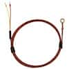 Digi-Sense Type K Economic Bolt On Thermocouple Probe #8 Screw 12" Fiberglass Ext. Grounded Junction 