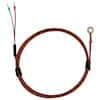 Digi-Sense Type T Economic Bolt On Thermocouple Probe #6 Screw 24" Fiberglass Ext. Grounded Junction 