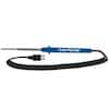 Digi-Sense Type J Flat-Leaf Thermocouople Probe, with Mini-Connector, 4.5" L, 5ft Coil Cord
