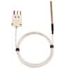 Digi-Sense Economic Cryogenic Probe 100 Ohm 3" L 3 Blade with Mini-Connector, .188 Dia 5ft FEP