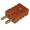 Digi-Sense Standard Type-K Thermocouple Male Connector, 2 Pin, Hollow