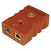 Digi-Sense Standard Type-J Thermocouple Female Connector, 2 Pin