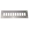 Digi-Sense Thermocouple Mounting Panel, Horizontal, Mini Connectors; 10 Circuits