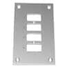 Digi-Sense Thermocouple Mounting Panel, Vertical, Standard Connectors; 4 Circuits