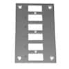 Digi-Sense Thermocouple Mounting Panel, Vertical, Standard Connectors; 6 Circuits