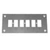 Digi-Sense Thermocouple Mounting Panel, Horizontal, Standard Connectors; 6 Circuits