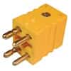 Digi-Sense Dual Thermocouple Connector, Standard, Male, Type-K; 5/pk
