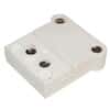 Digi-Sense RTD Connector, White 3-Blade ANSI, Female, 5/Pk
